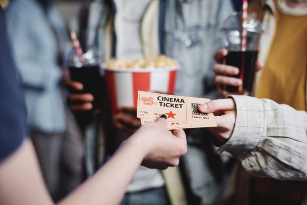 Movie ticket stubs