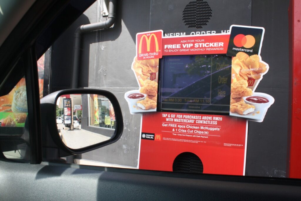 Ordering for the entire office as if the drive-thru is a catering service