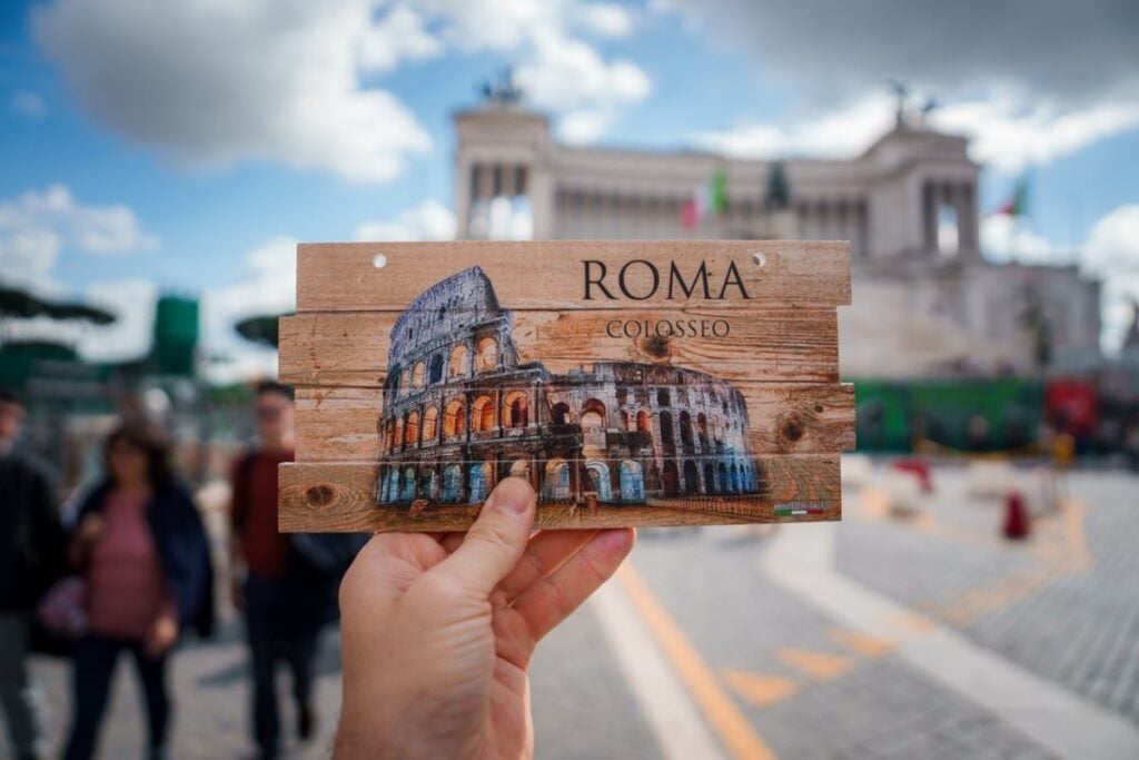 Overpriced tourist postcards