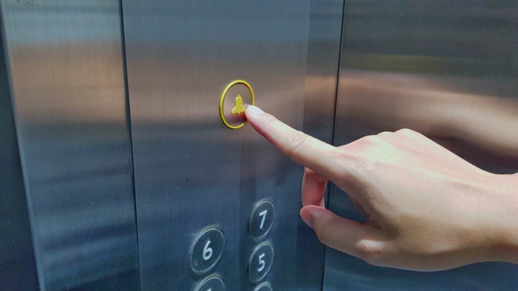 Passenger nervously presses the emergency button by mistake