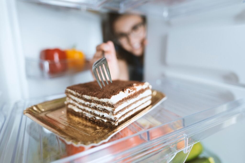 Saving the best piece of dessert for a specific relative
