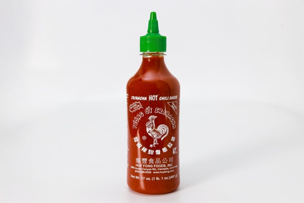 Sriracha with peanut butter