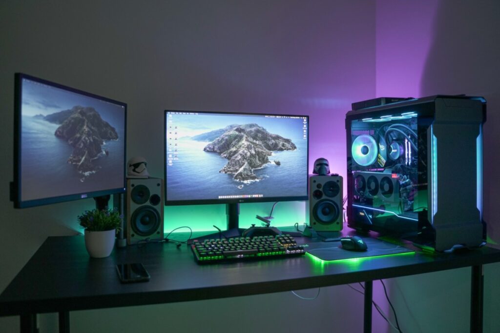 State-of-the-art gaming PCs with RGB lights