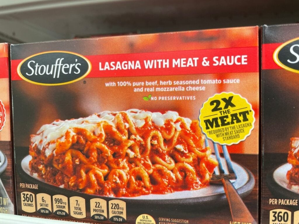 Stouffer's Lasagna with Meat & Sauce
