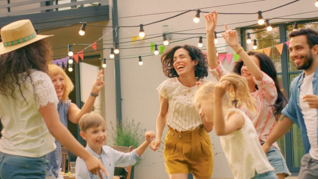 Sunday afternoon backyard dance-offs