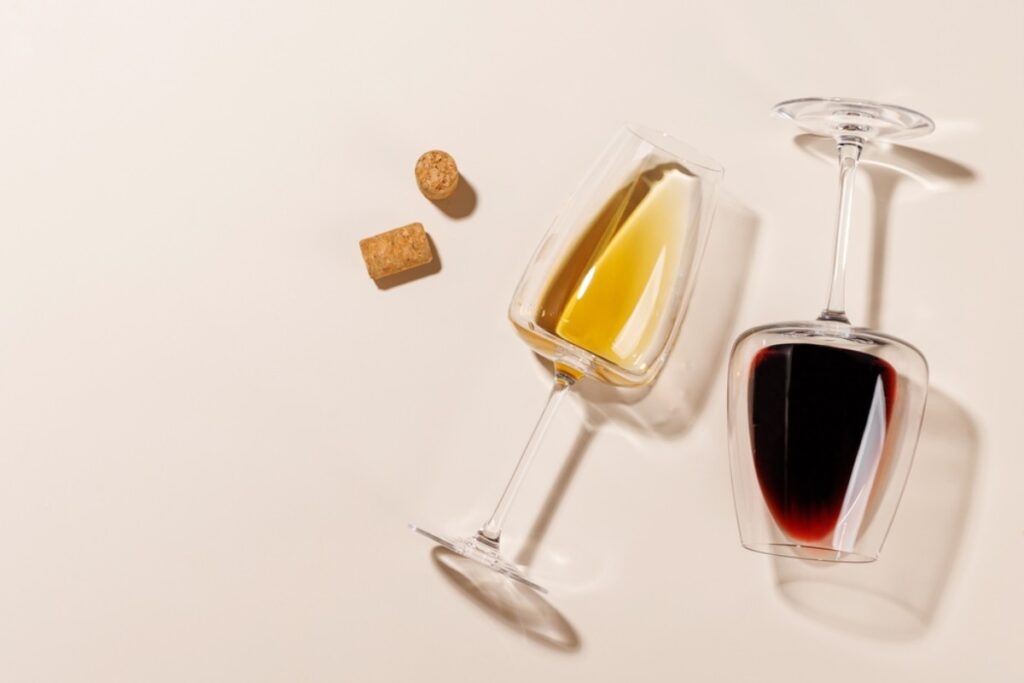 The concept of 'wine legs' on a glass