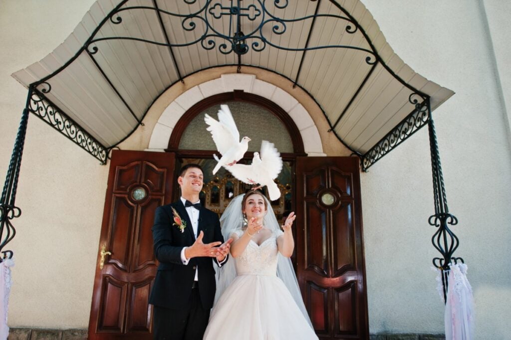 Using outdated or cringe-worthy wedding trends