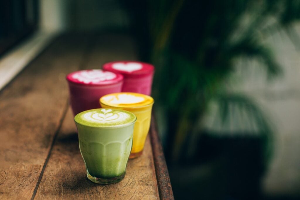 Vegetable lattes