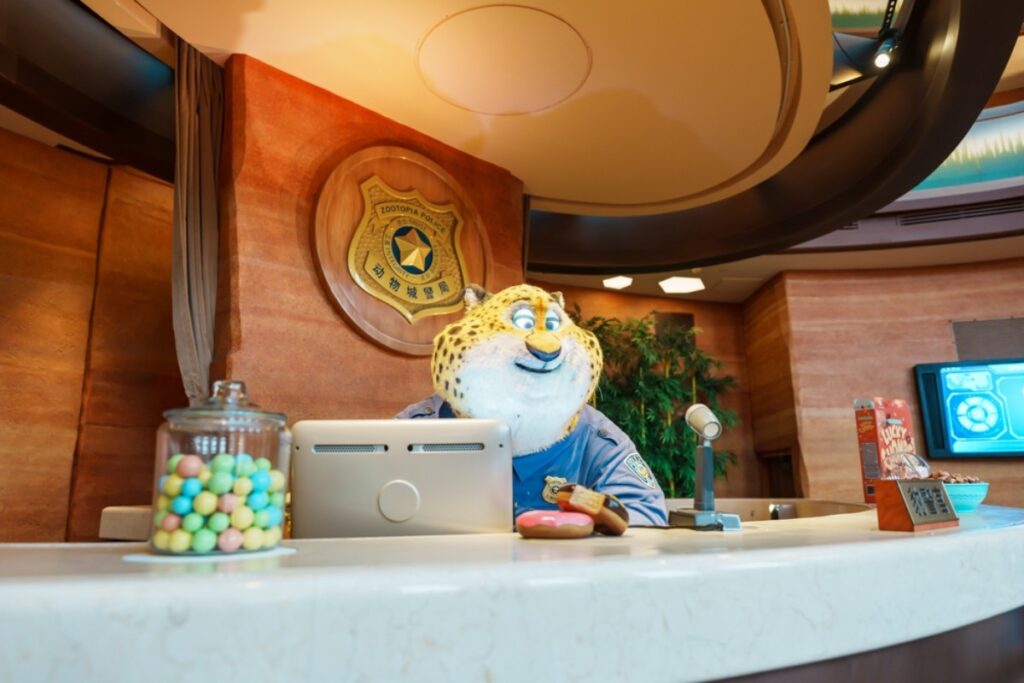 Waiting in line for meet-and-greet with favorite characters