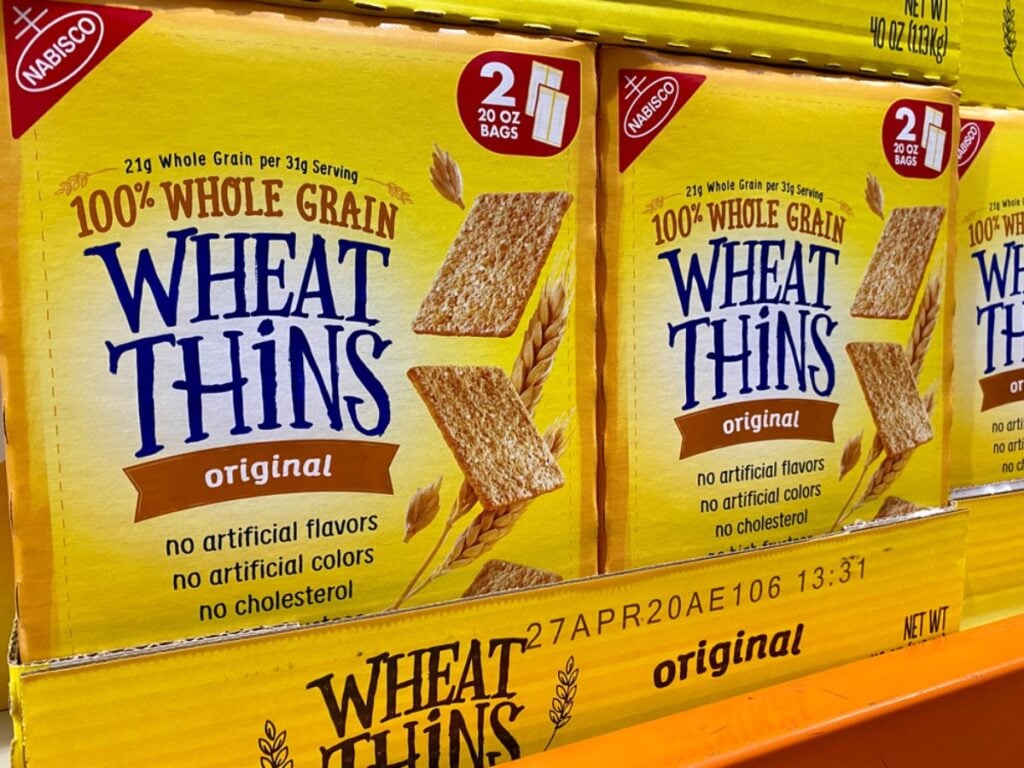 Whole grain crackers