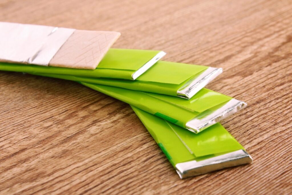 A mystery gum wrapper from 2012