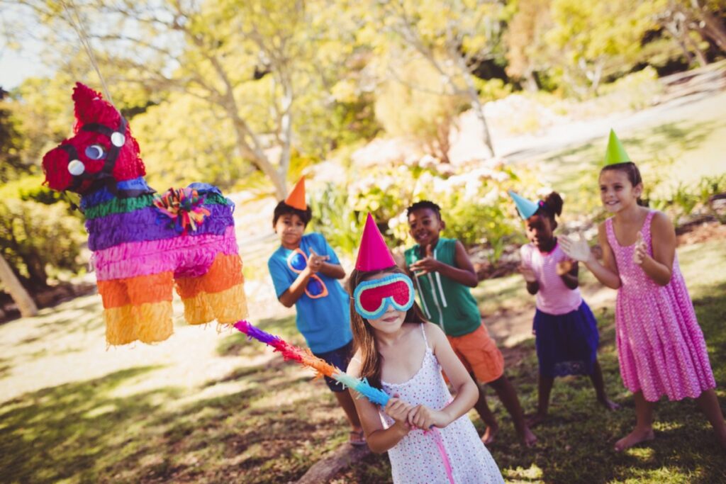 A piñata that broke too early and caused chaos