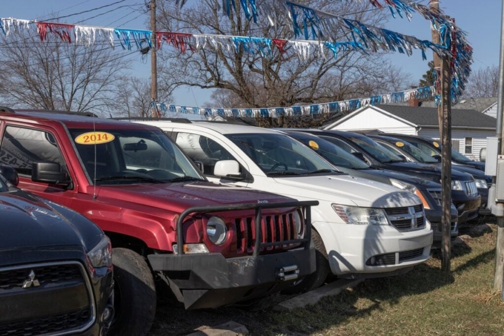 Buying used cars with cash only