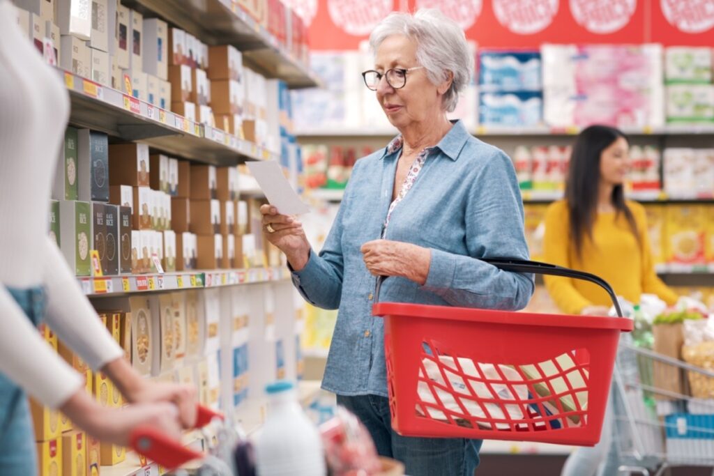 Carrying groceries without strain