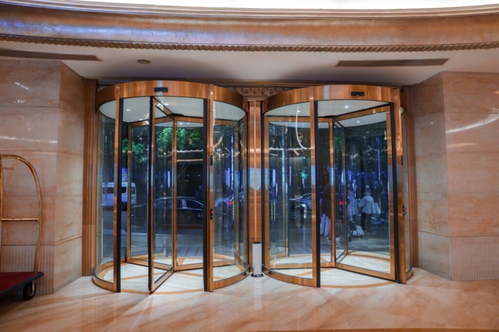 Counting how many times the revolving door spins