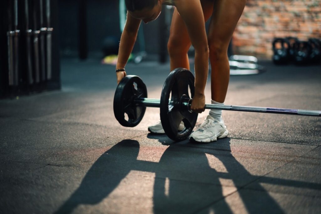 Creating odd shadow puppets with gym lighting