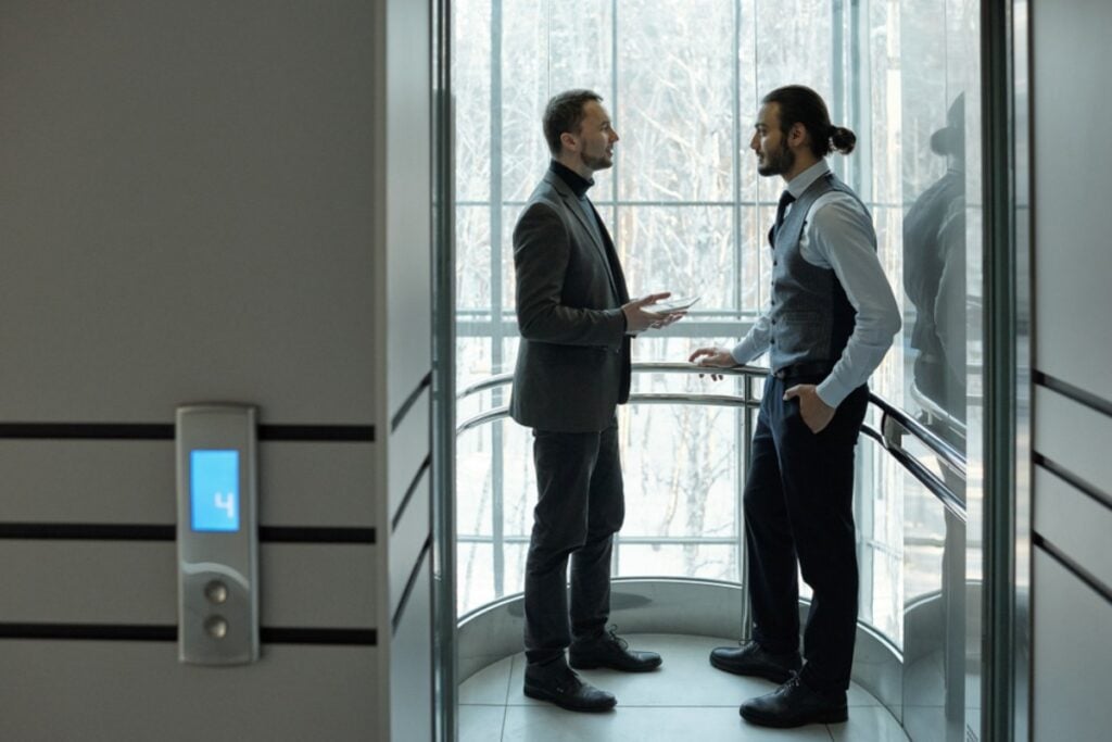 Holding full-on conversations mid-evacuation