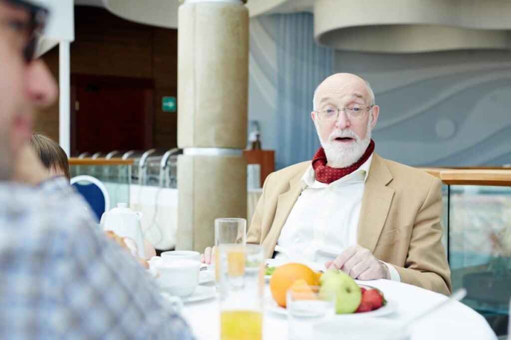 Interrupting conversations frequently