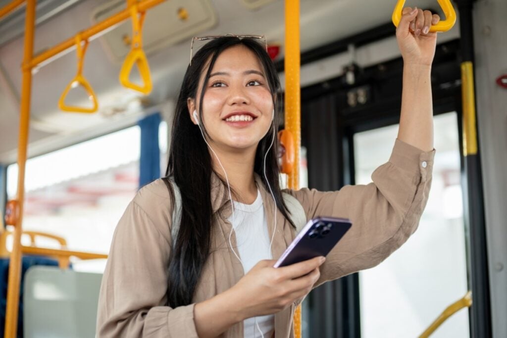 Nod their head and tap their foot like they’re counting the beat for an invisible band