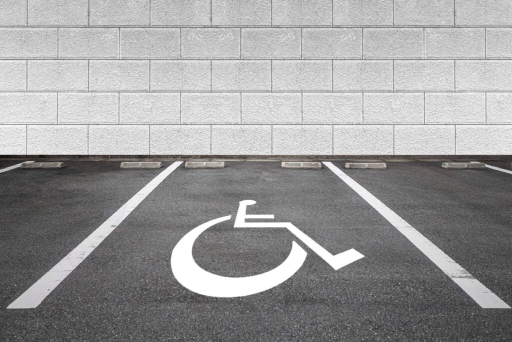 Parking in handicapped spots without a permit