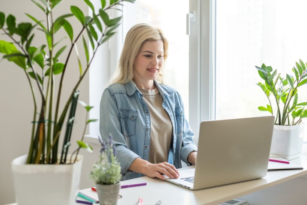 Practicing their I'm interested face in a mirror behind the camera