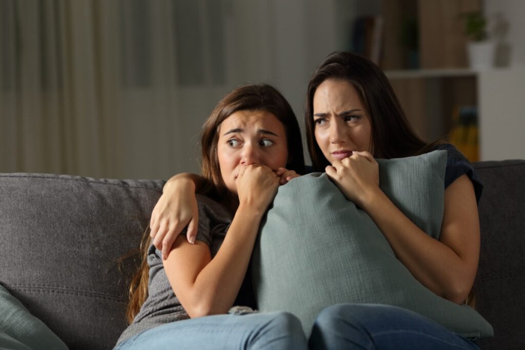 Pull out your phone to record the noise hoping to go viral for a paranormal investigation