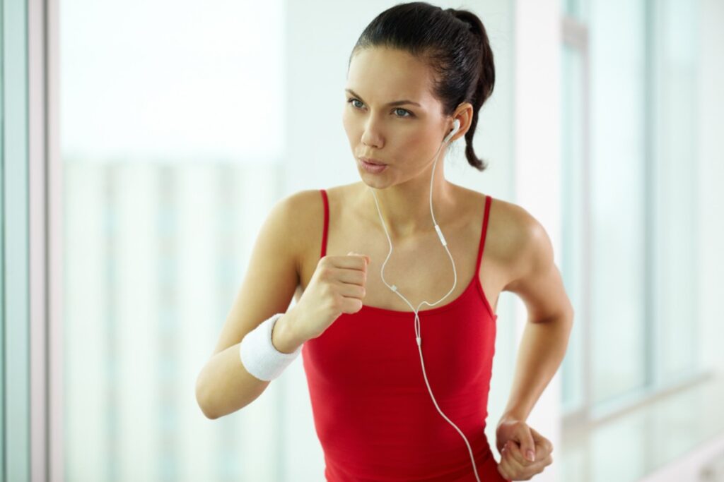 Secret karaoke sessions by the treadmill