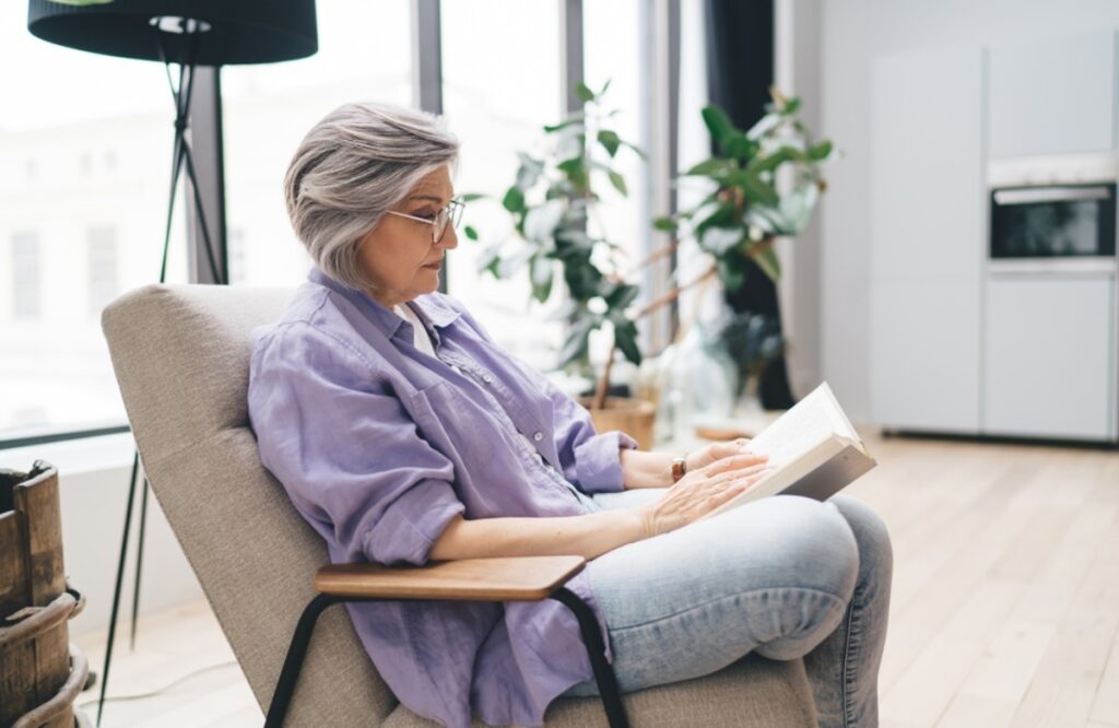 Setting up a cozy reading nook