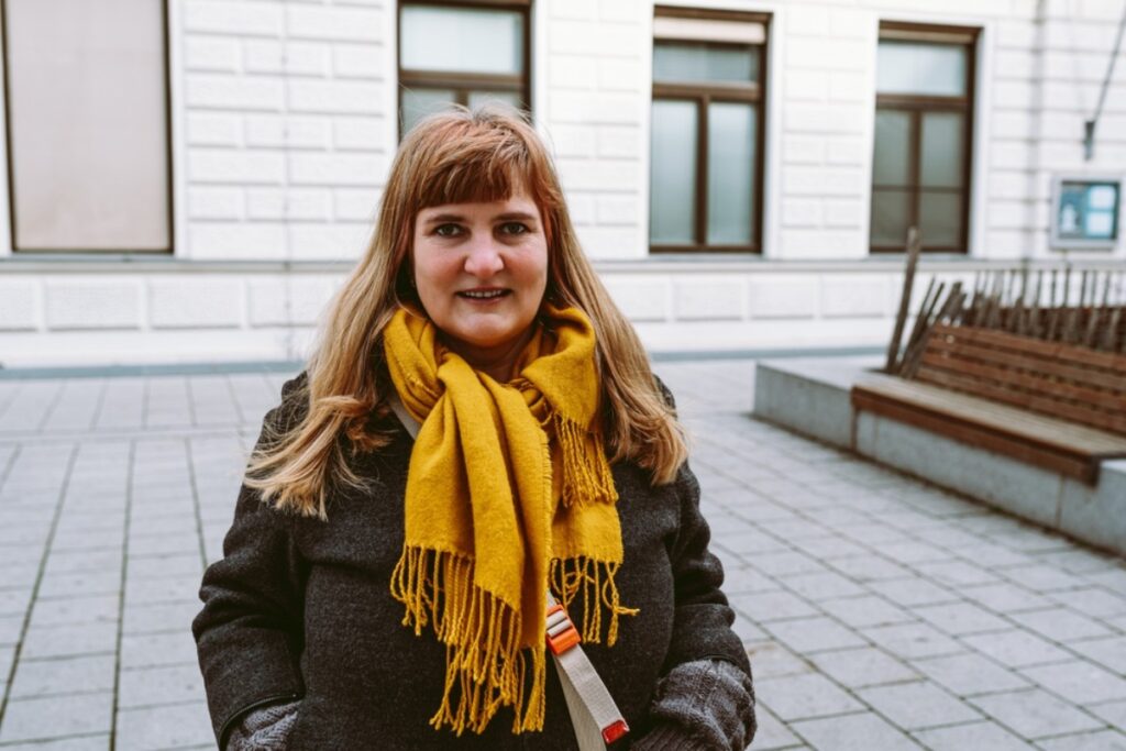 Statement scarves in vibrant patterns