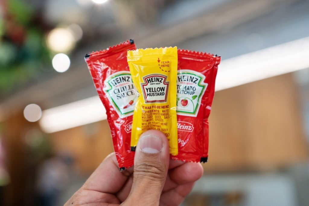 Tiny ketchup packets hoarded since last century