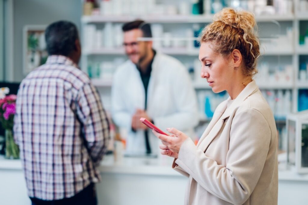 Trying to scan prices and getting caught by staff