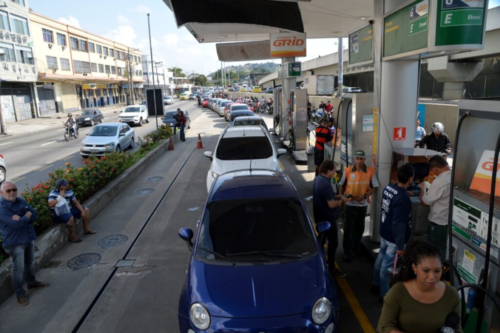 Waiting behind a full gas station when there’s a perfectly empty lot three feet away