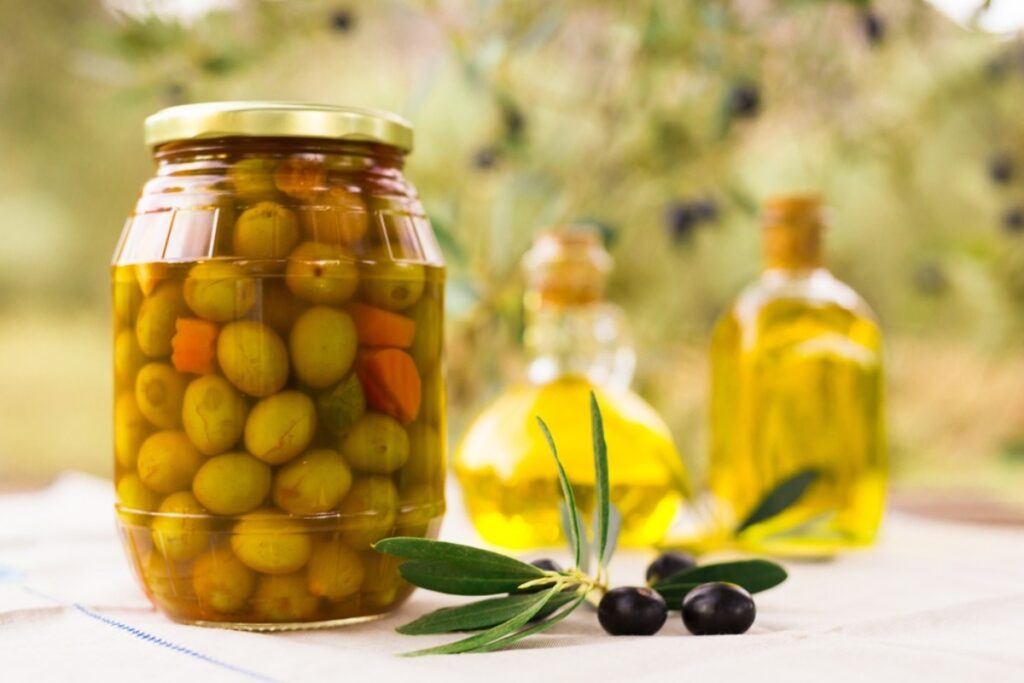jar of olives