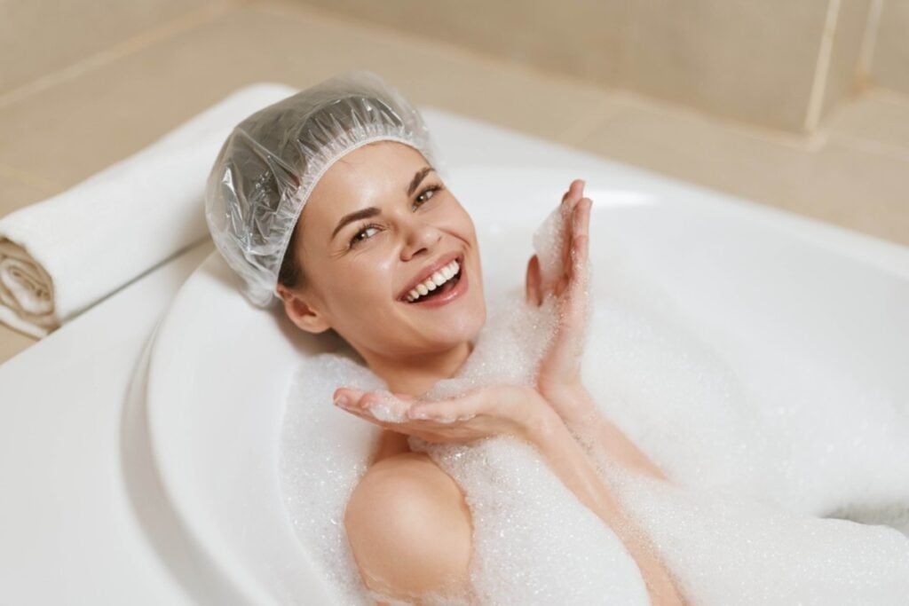 Bubble baths become sacred self-care rituals