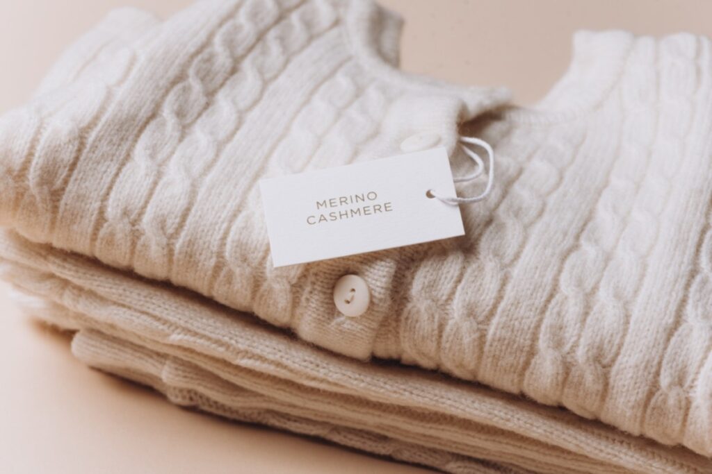 High-quality Italian cashmere sweaters