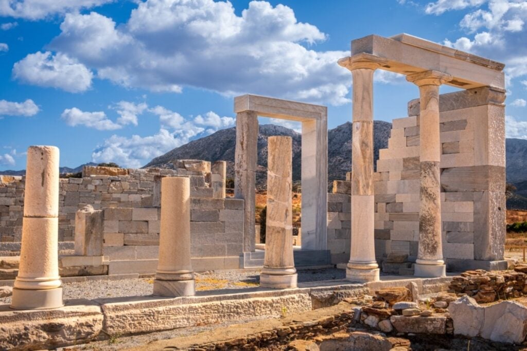Explore ancient ruins in Greece