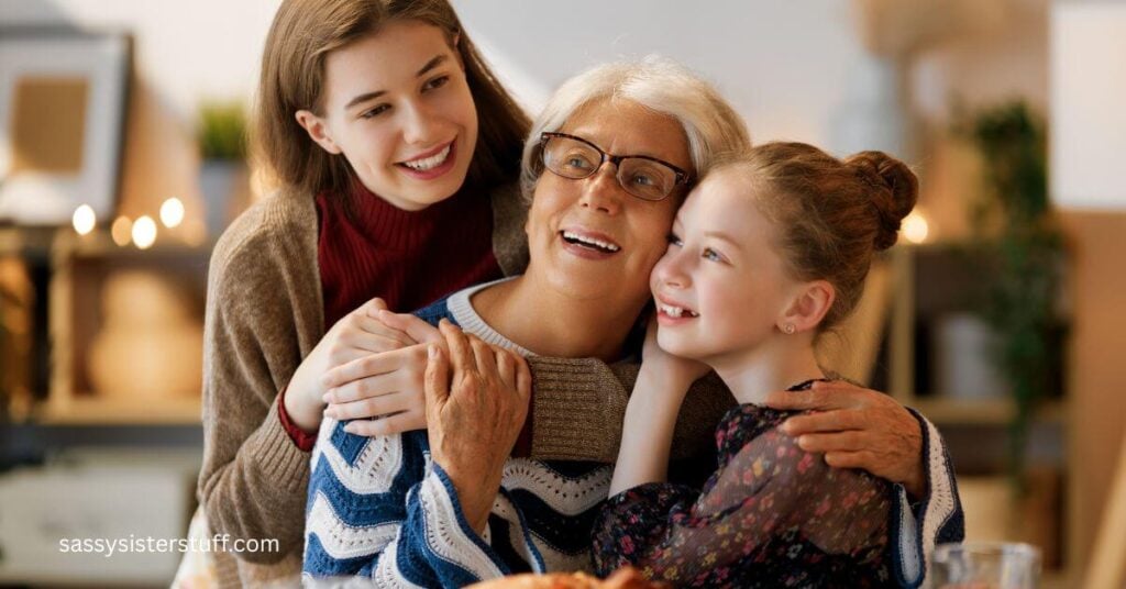grandma chooses to celebrate her retirement with just her daughter and granddaughter.