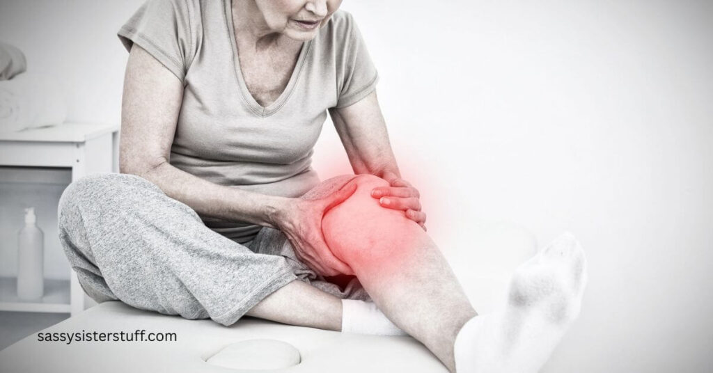 a woman with severe knee pain considers the biopsychosocial approach to pain management.