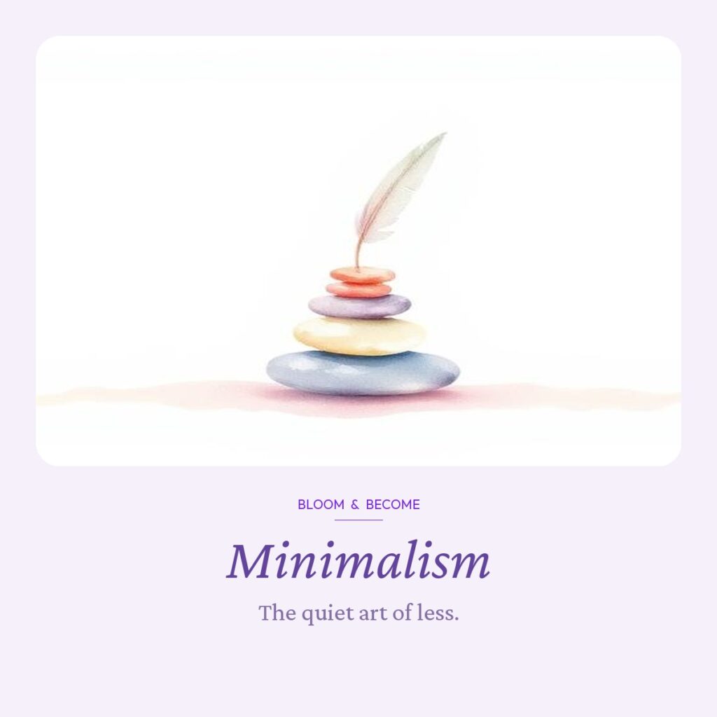 icon for minimalism.